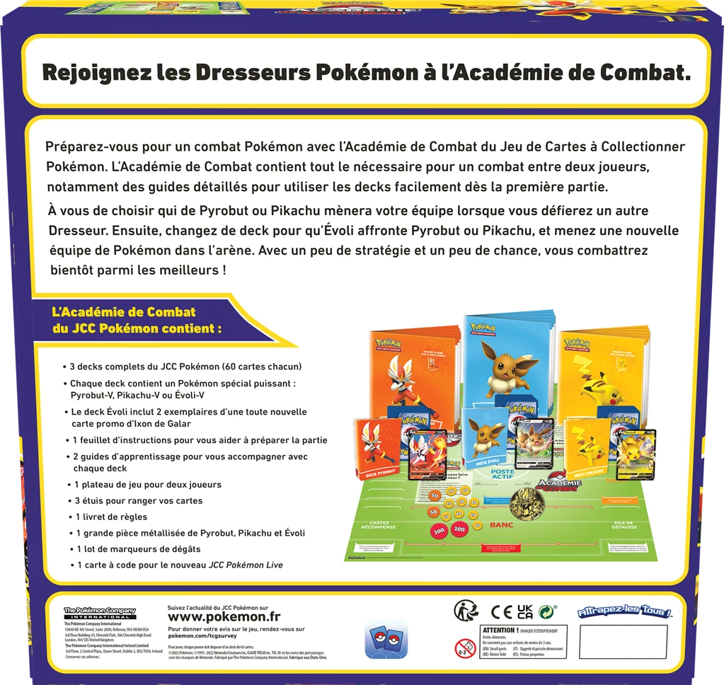 POKEMON Pokémon : Coffret Académie De Combat V2 – Image 2