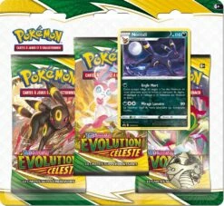 POKEMON Pokémon EB07 : Evolution Celeste - Pack 3 Boosters Noctali