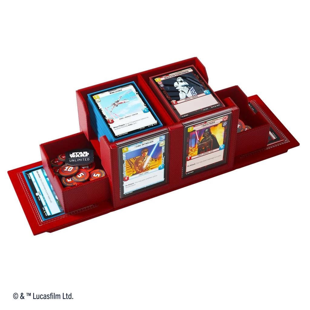 Gamegenic Stars Wars Unlimited - Double Deck Pod - Red – Image 2